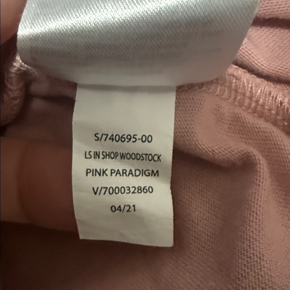 Woodstock “3 Days of Peace & Music” Long Sleeve Tee — Pink Paradigm (S) - Picture 8 of 8
